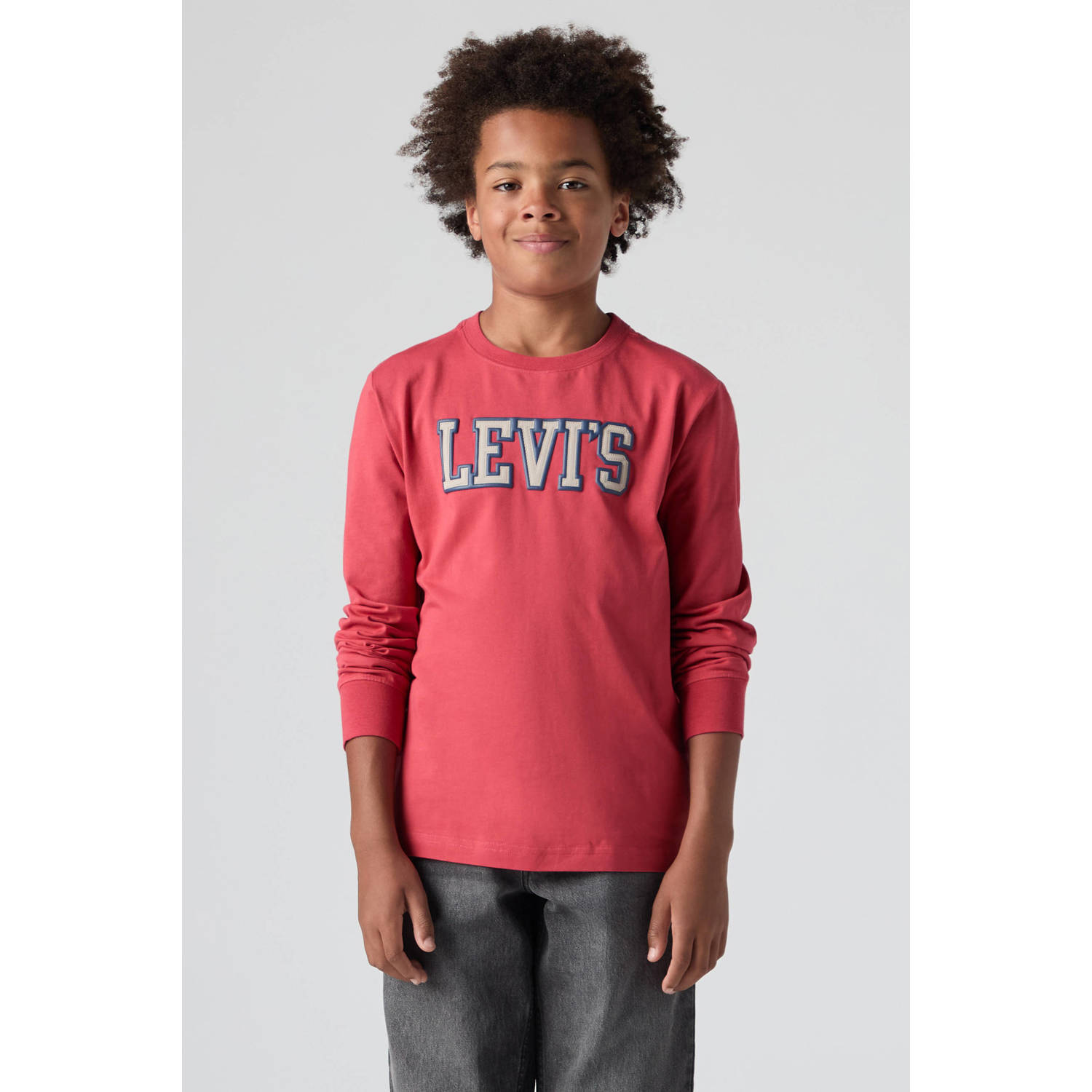 Levi's longsleeve rood