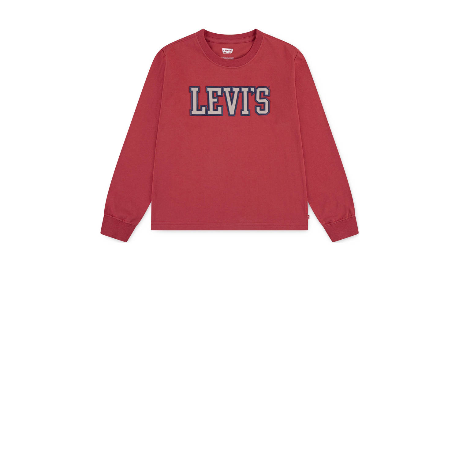 Levi's longsleeve rood