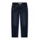 Levi's straight leg regular waist tapered jeans dark blue denim