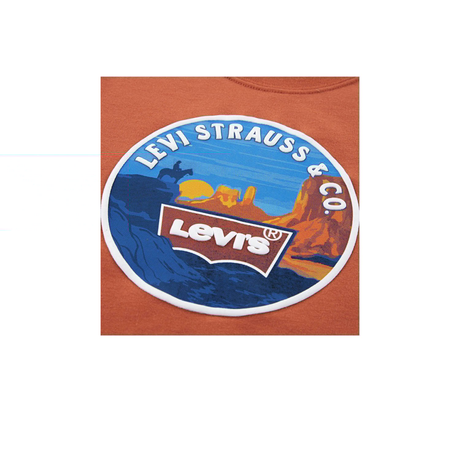 Levi's T-shirt oranje