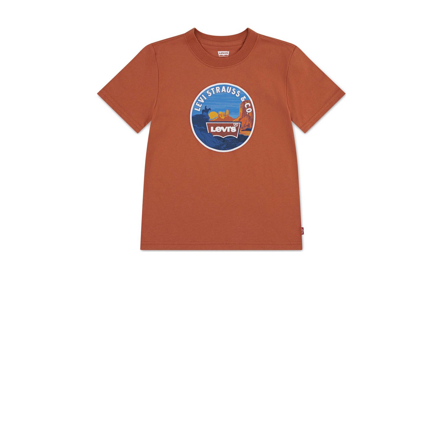 Levi's T-shirt oranje