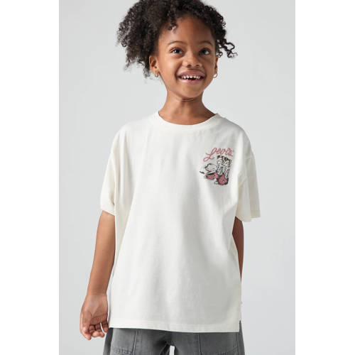Levi's T-shirt ecru afbeelding