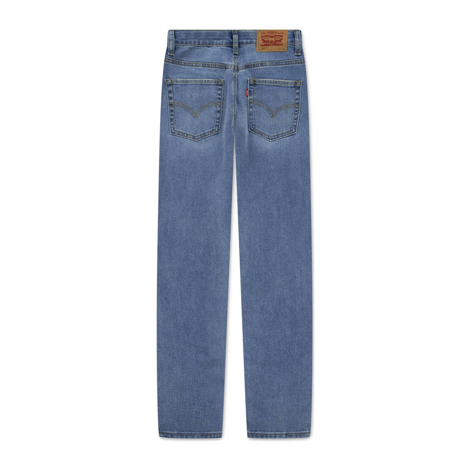 Levi's slim fit straight leg jeans medium blue denim