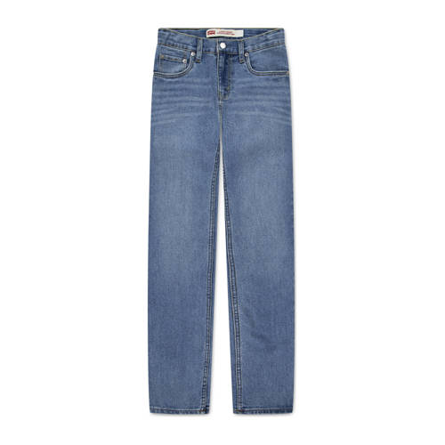 Levi's slim fit straight leg jeans medium blue denim afbeelding