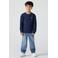 Levi's straight leg regular waist tapered jeans medium blue denim