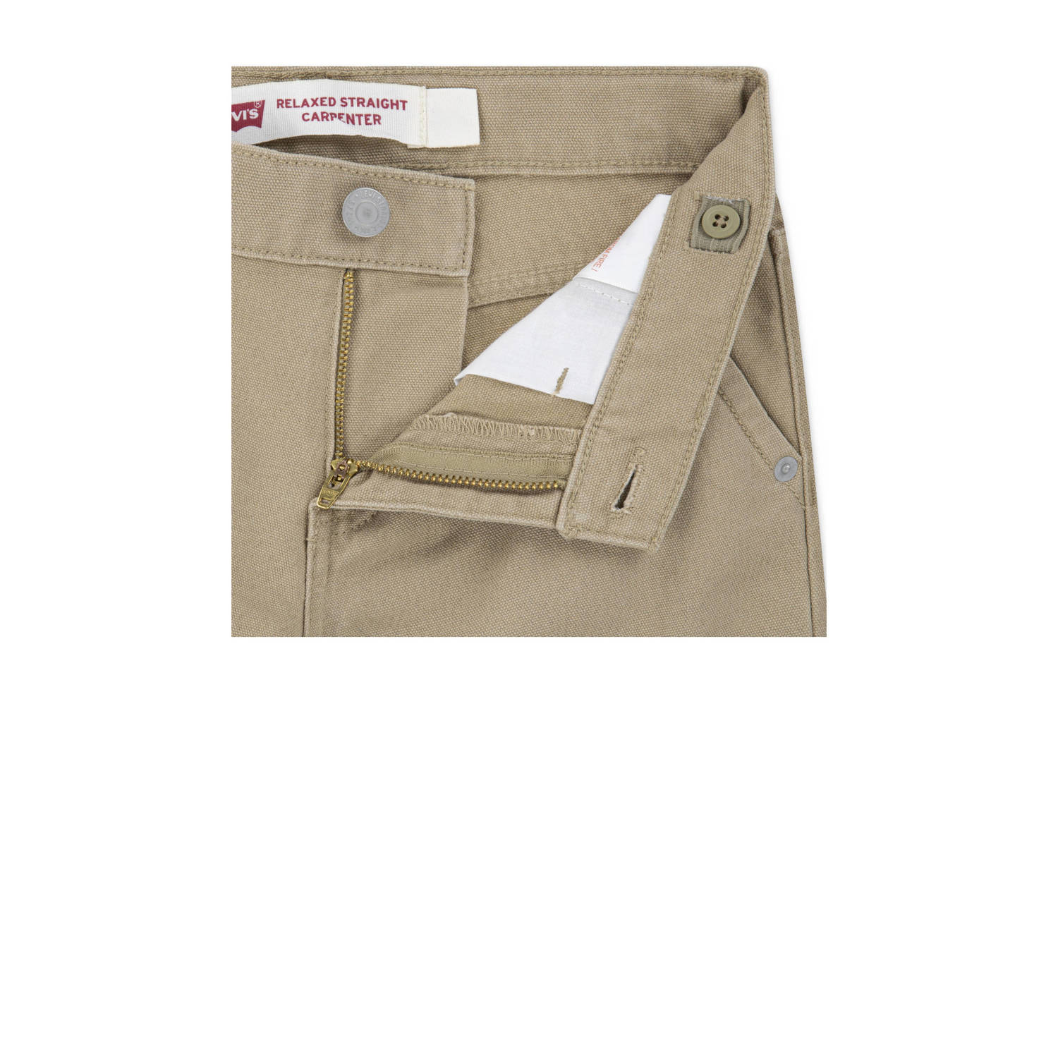 Levi's relaxed casual broek beige