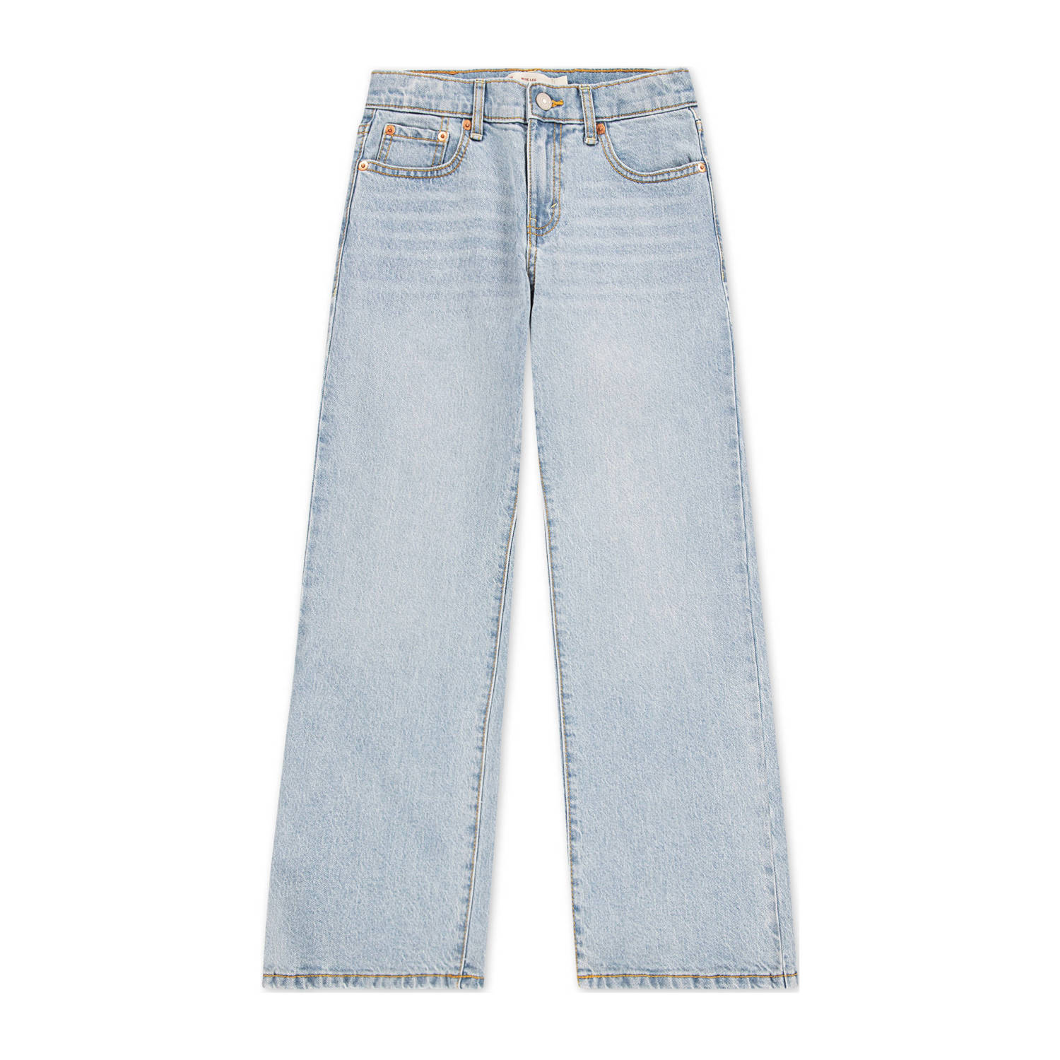 Levi's wide leg jeans light blue denim