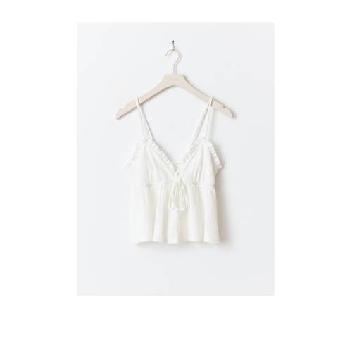 Gina Tricot top wit afbeelding