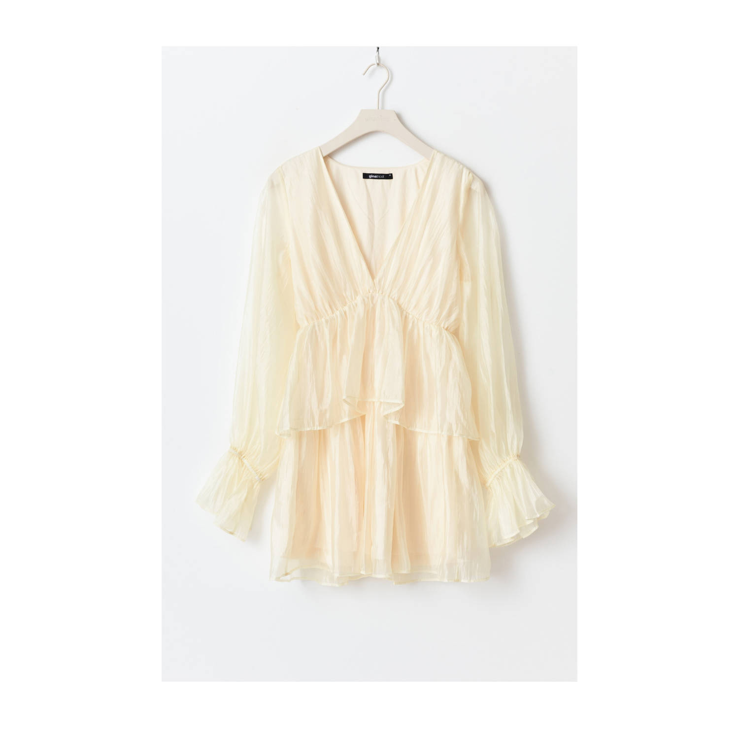 Gina Tricot korte jurk geel