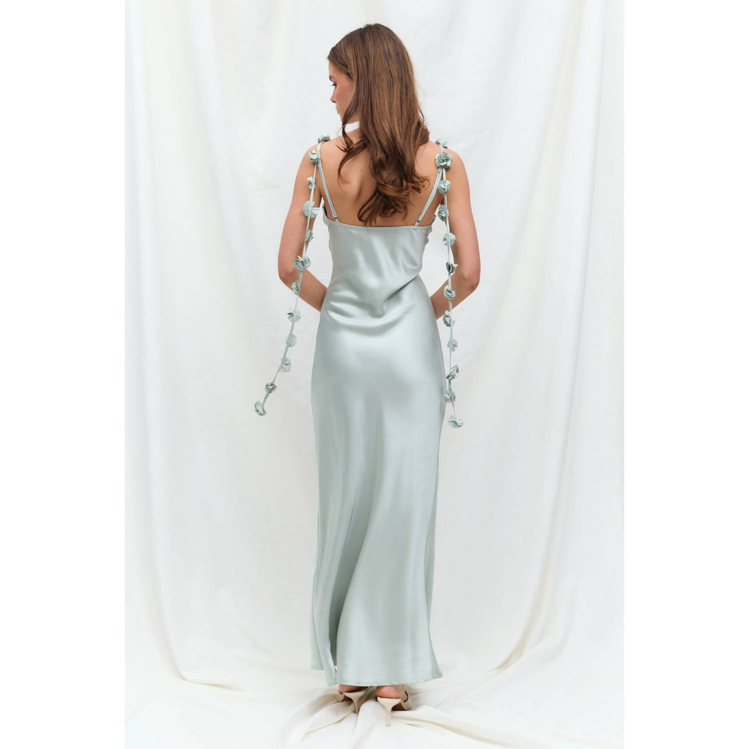 Gina Tricot maxi jurk mintgroen