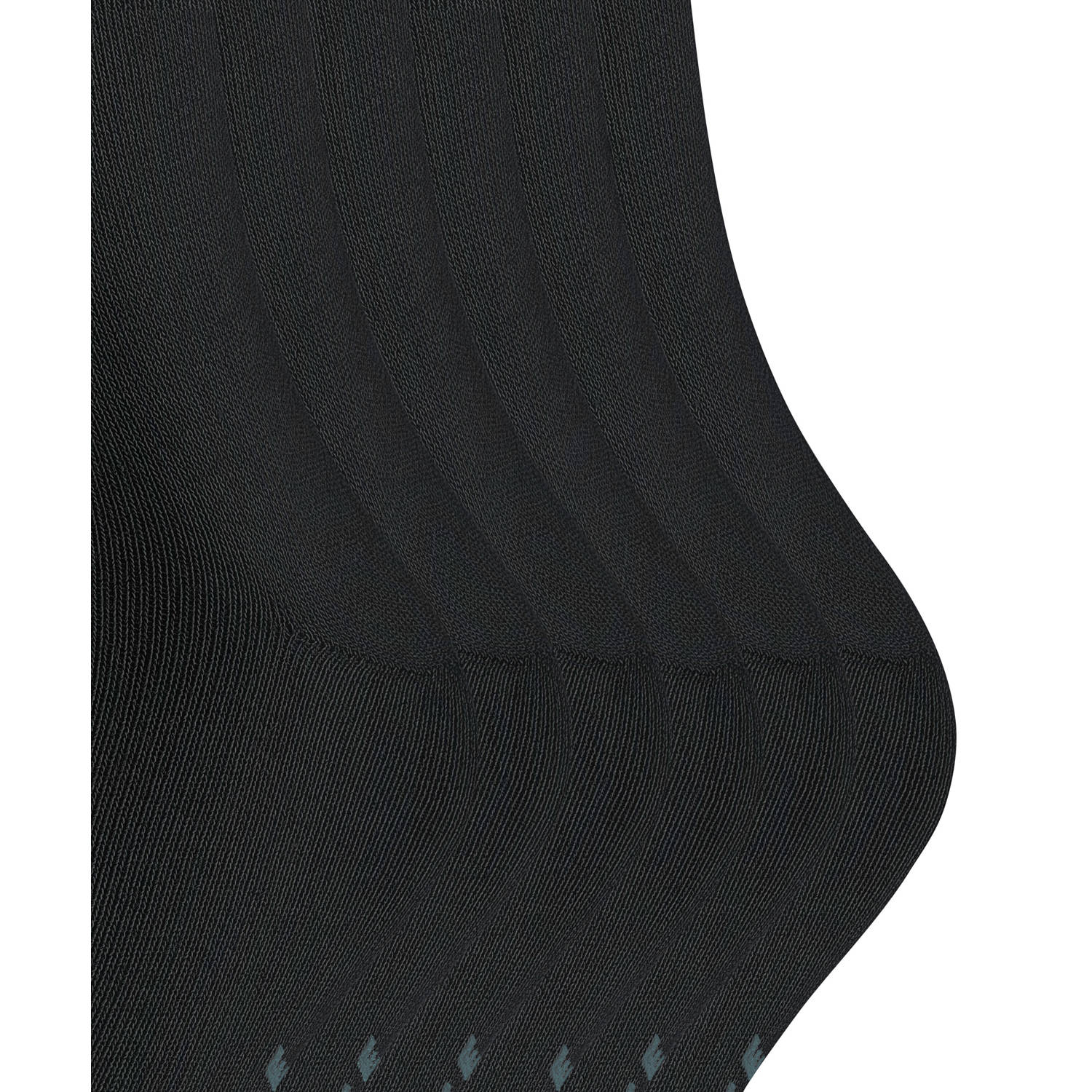 FALKE sokken Happy Bundle set van 6 zwart