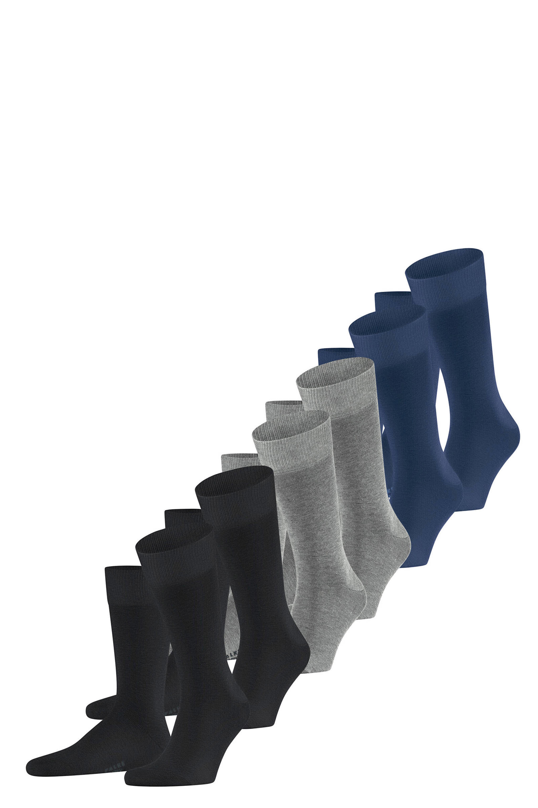 FALKE Heren Sokken Dot M So katoen gedessineerd 1 paar, Blauw Dark Navy 6377, 43-46 FALKE Heren Sokken Dot M So katoen gedessineerd 1 paar, Blauw Dark Navy 6377, 43-46