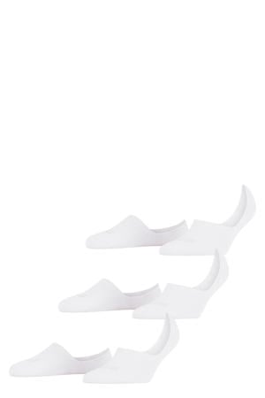 no-show sneakersokken Step High Cut Bundle - wit (set van 3)