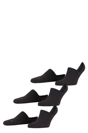 sneakersokken Cool Kick Bundle - zwart (set van 3)