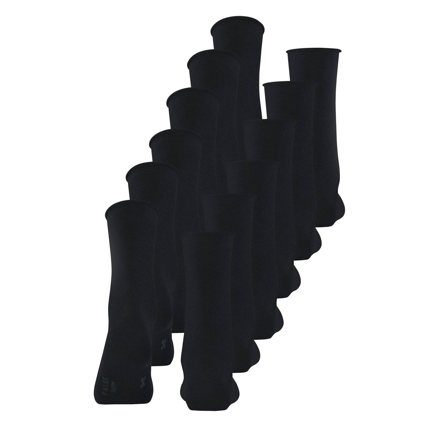 FALKE sokken Happy Bundle set van 6 zwart
