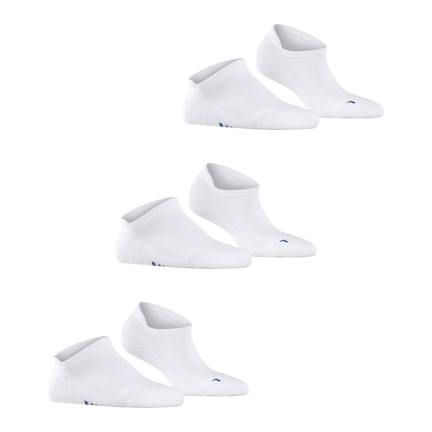 FALKE sneakersokken Cool Kick Bundle set van 3 wit