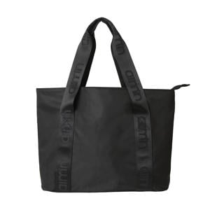 shopper met logo Tote Bag zwart