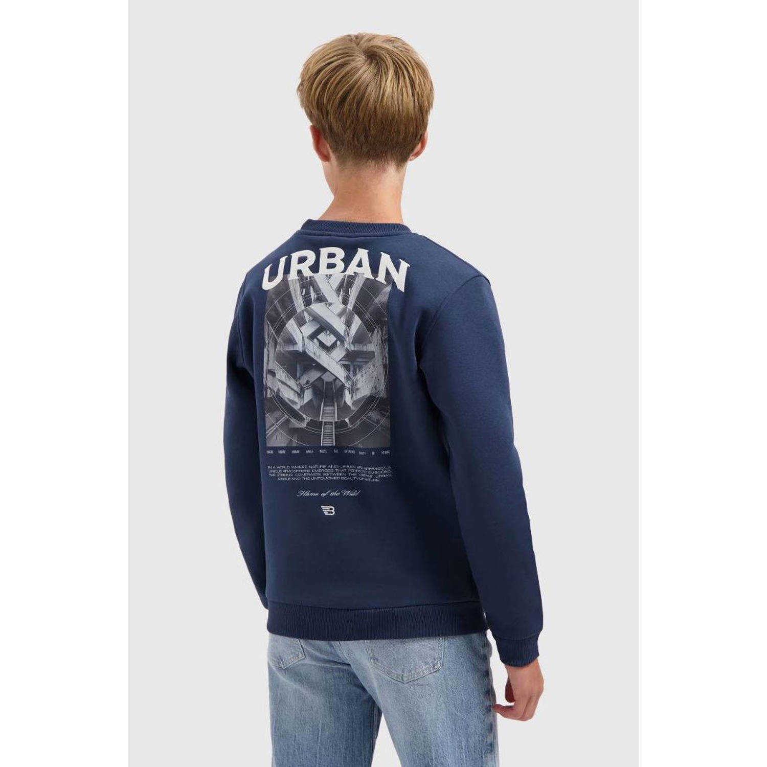 Ballin sweater donkerblauw