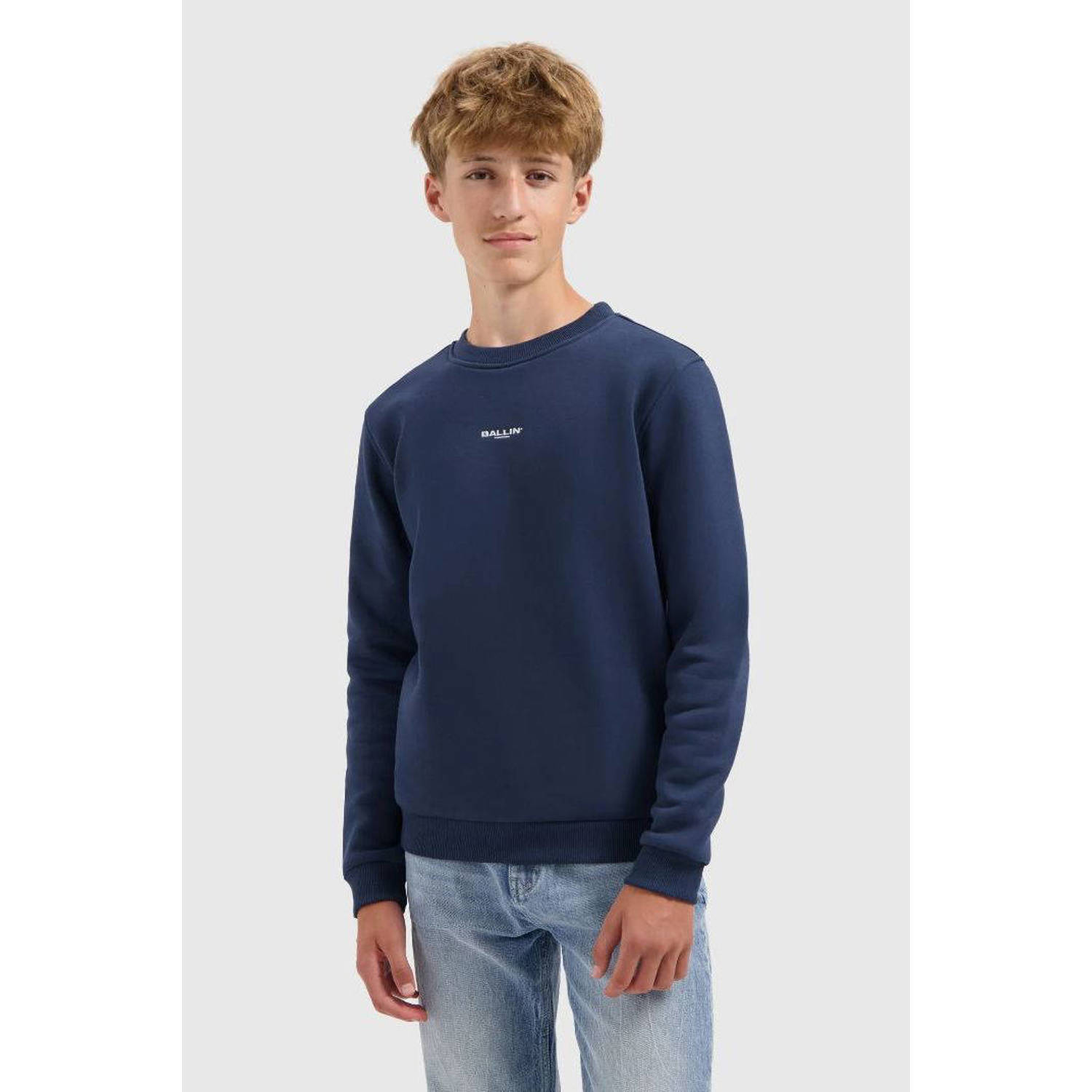 Ballin sweater donkerblauw