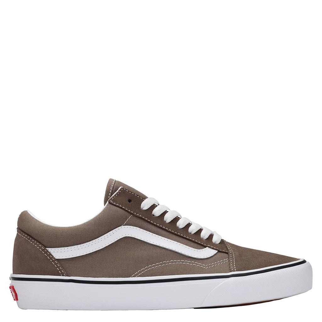 Lichtbruine heren VANS Old Skool sneakers van suède/voering: textiel/voetbed: textiel met veters