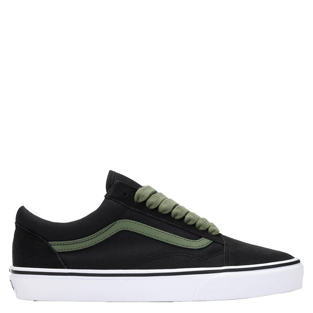 Zwarte heren VANS Old Skool sneakers van suède/voering: textiel/voetbed: textiel met veters