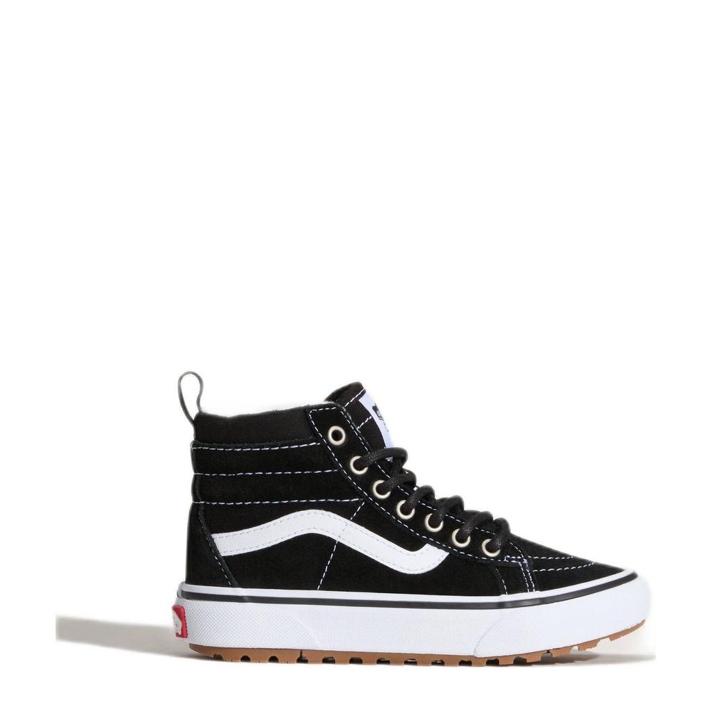 Zwart en witte jongens en meisjes VANS MTE SK8-Hi sneakers van suède/voering: textiel/voetbed: textiel met veters
