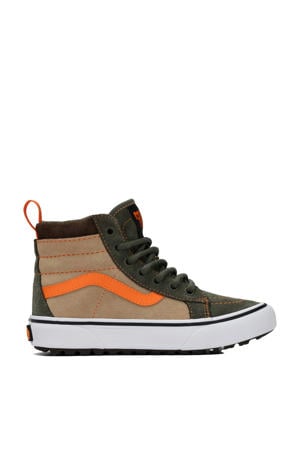 MTE SK8-Hi sneakers donkergroen/beige/oranje