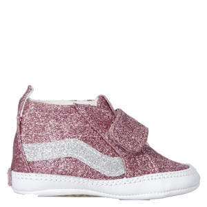 SK8-Hi Crib sneakers roze glitter