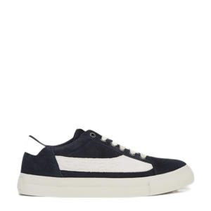 Loom BSC M suède sneakers donkerblauw/wit