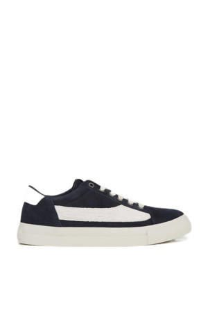 Loom BSC M suède sneakers donkerblauw/wit