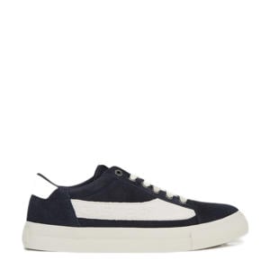 Loom BSC M suède sneakers donkerblauw/wit