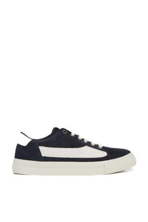 Loom BSC M suède sneakers donkerblauw/wit