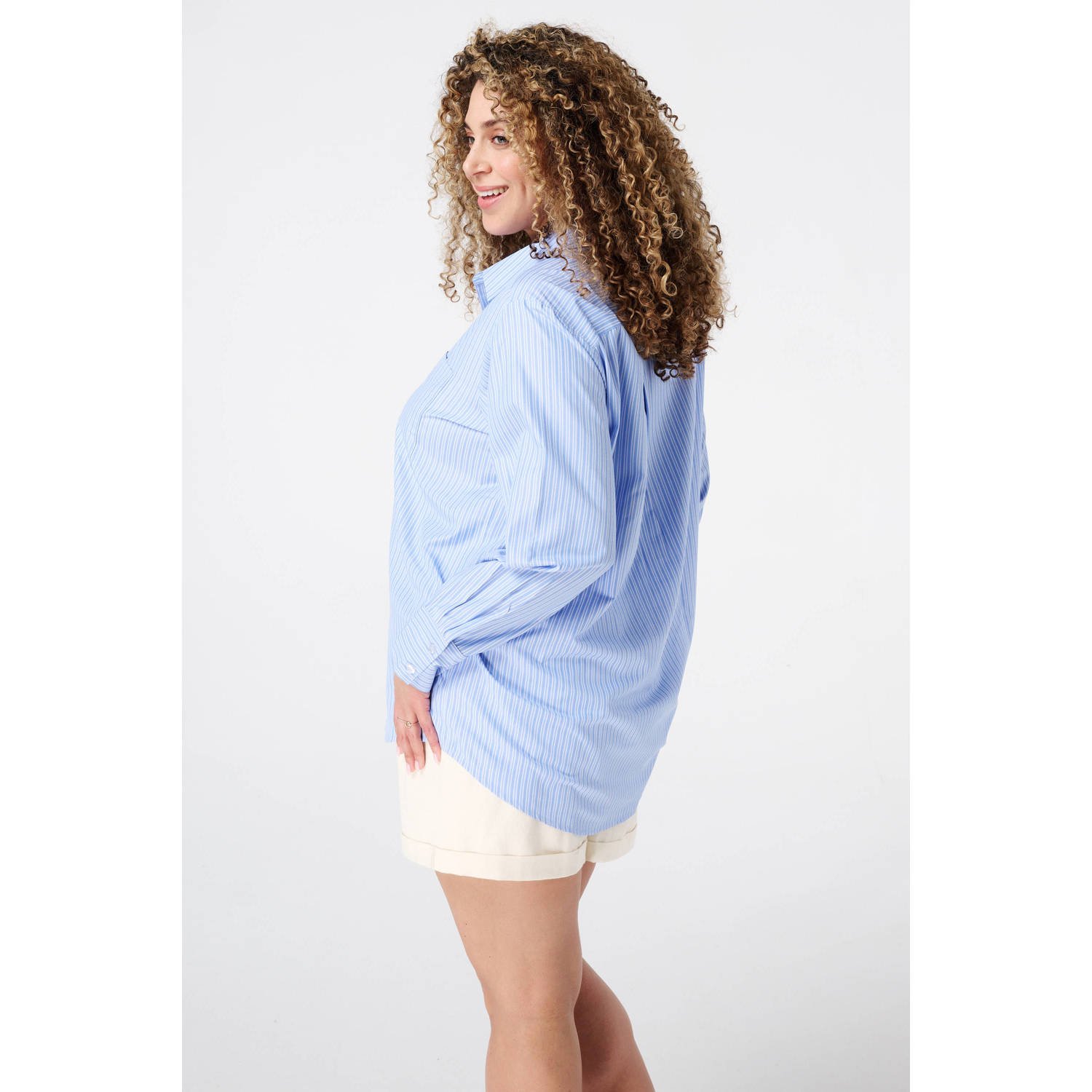 MS Mode blouse blauw