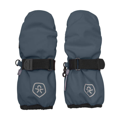 Color Kids ski handschoenen Mittens grijsblauw afbeelding