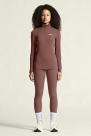 thumbnail: Oudroze dames Craft skipully Core Gain van polyester met effen, lange mouwen, opstaande kraag en halve rits