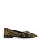 Graceland loafers met panterprint cognac/zwart