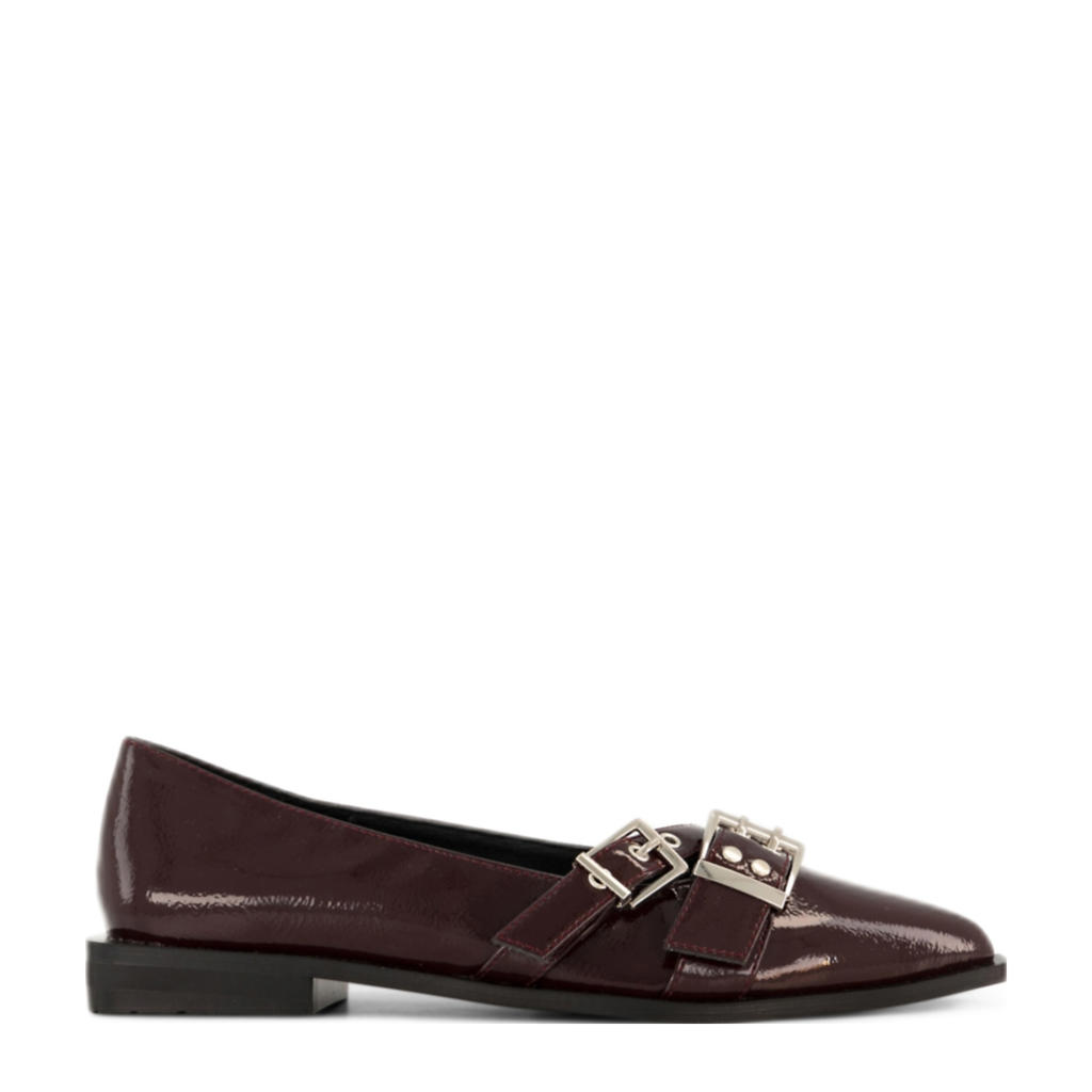 Bordeaux dames Graceland lak loafers