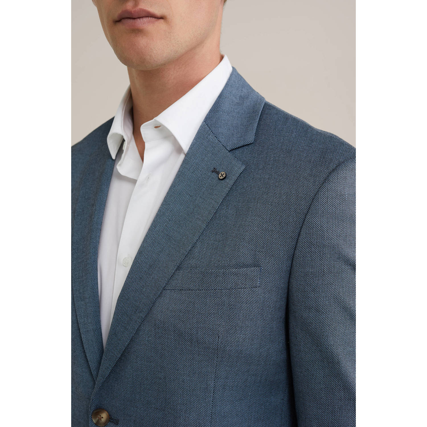 WE Fashion colbert donkerblauw
