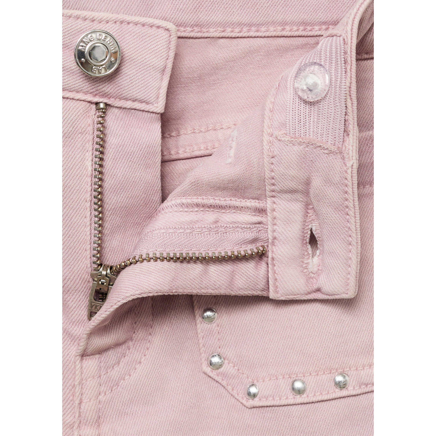 Mango Kids flared jeans roze