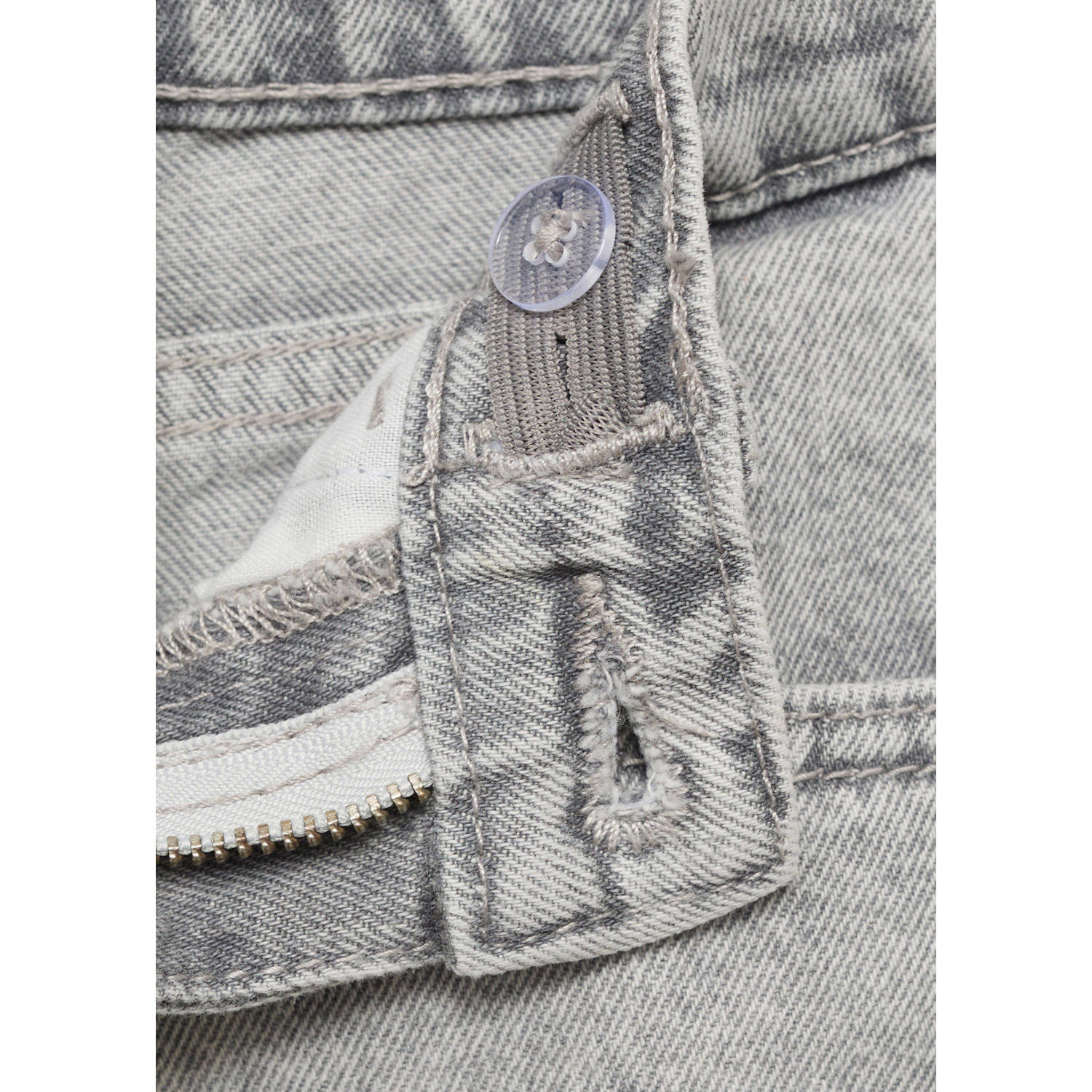 Mango Kids wide leg jeans grey denim