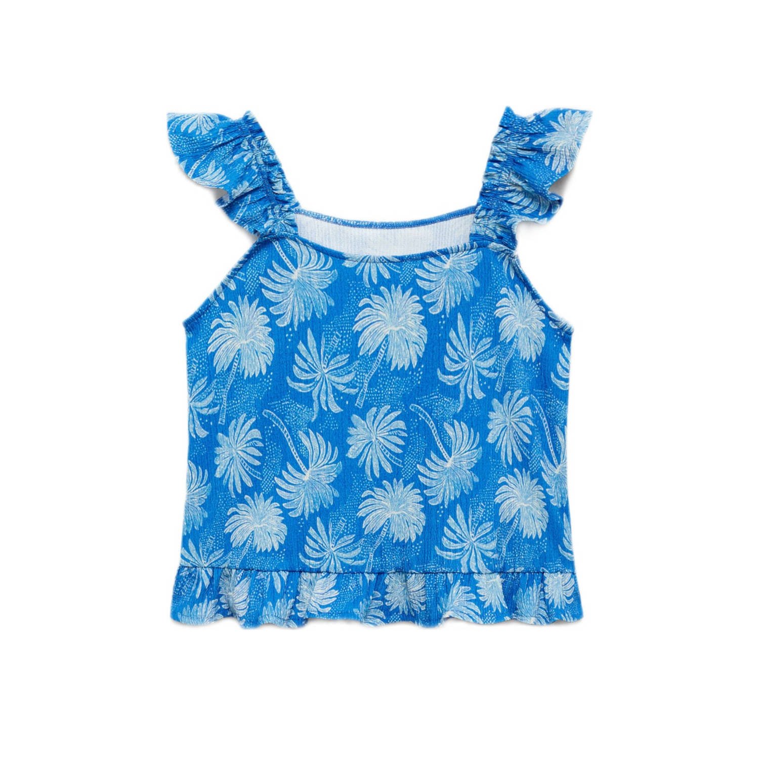 Mango Kids mouwloze top blauw