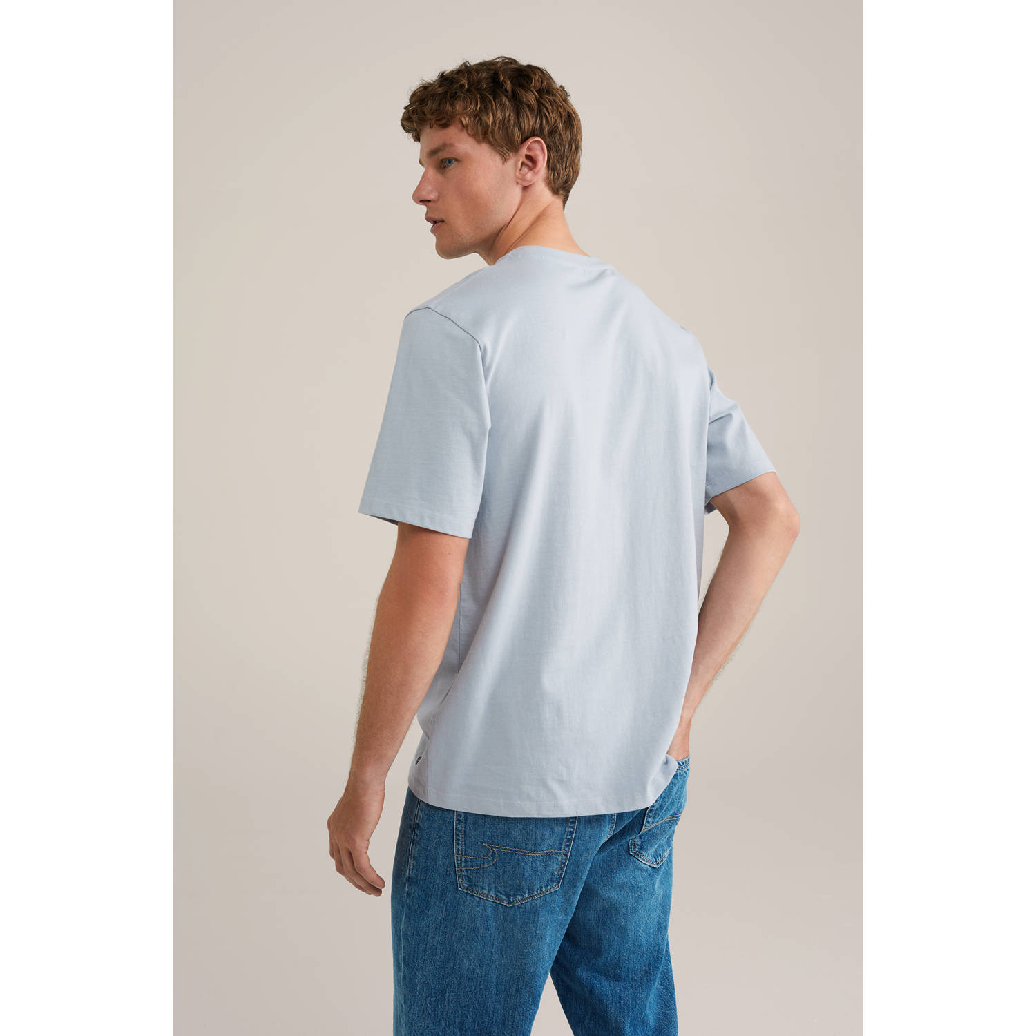WE Fashion T-shirt lichtblauw