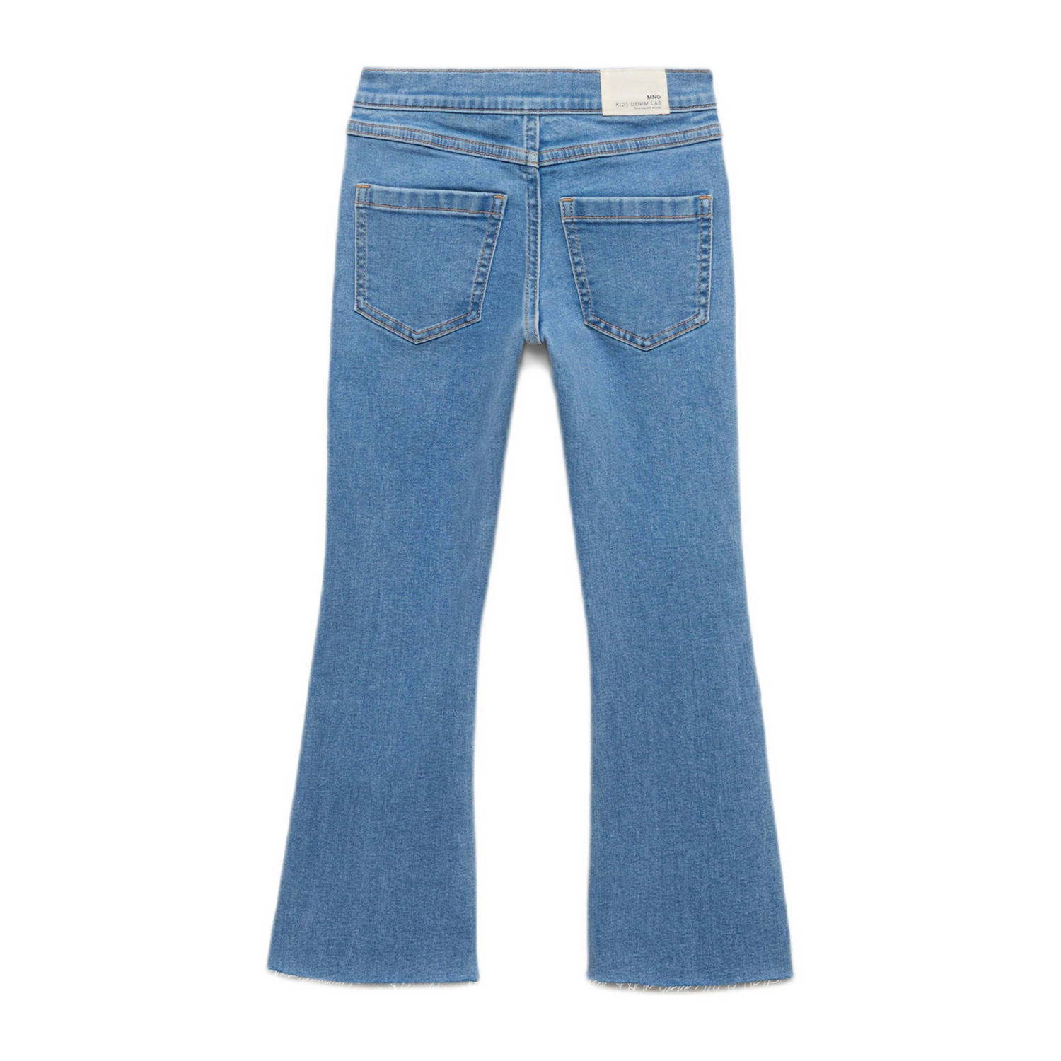 Mango Kids flared jeans medium blue denim