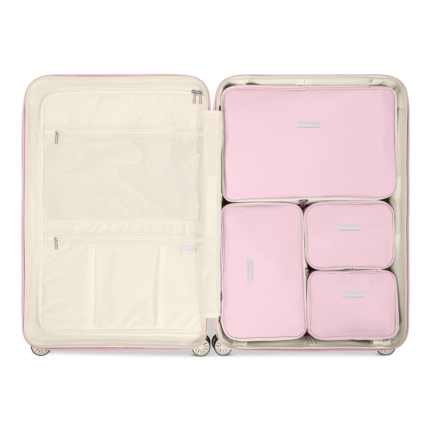 SUITSUIT packing cubes Fab Fifties 76 cm. set van 4 Pink Dust