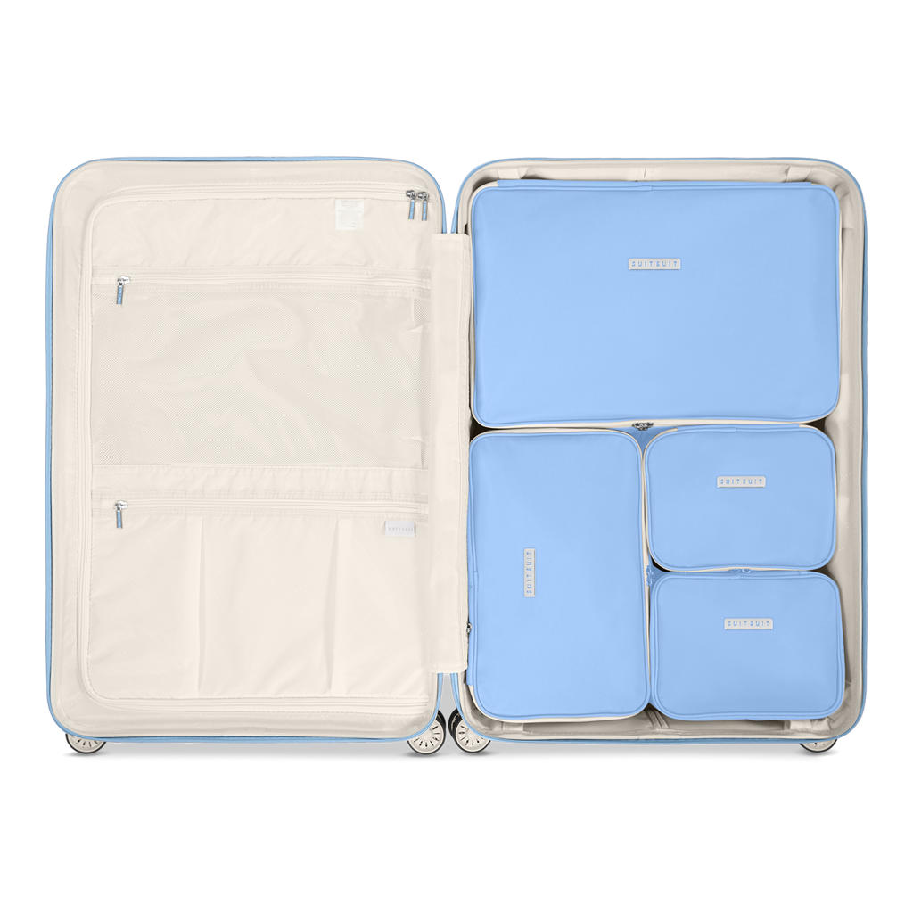 SUITSUIT packing cubes Fab Fifties 76 cm. - Chambray Blue (set van 4)