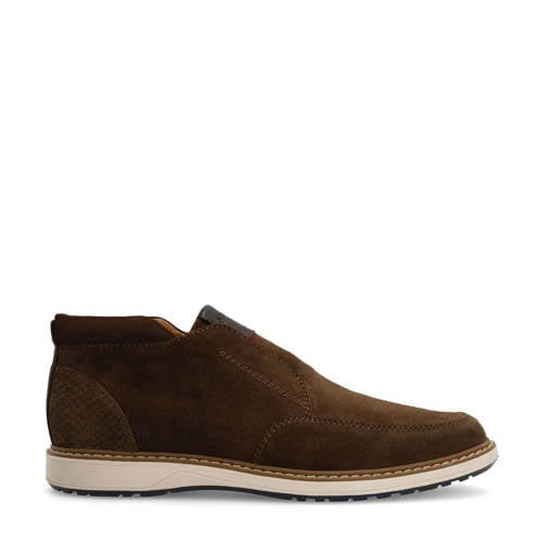 Manfield suède enkelboots bruin afbeelding