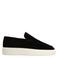 Manfield suède loafers zwart