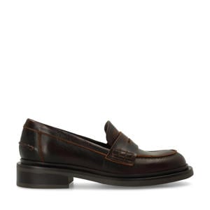 leren loafers bruin