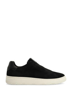 suède sneakers zwart