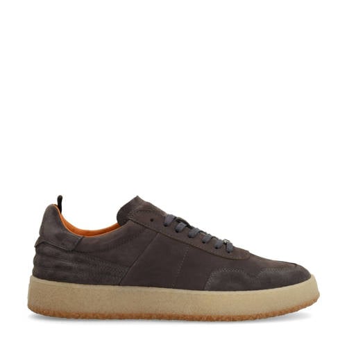 Manfield suède sneakers grijs afbeelding